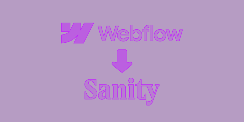 Webflow to Sanity Migration Tool
